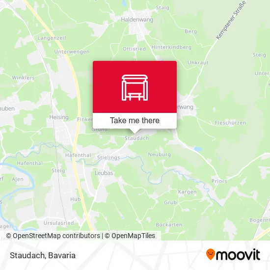 Карта Staudach
