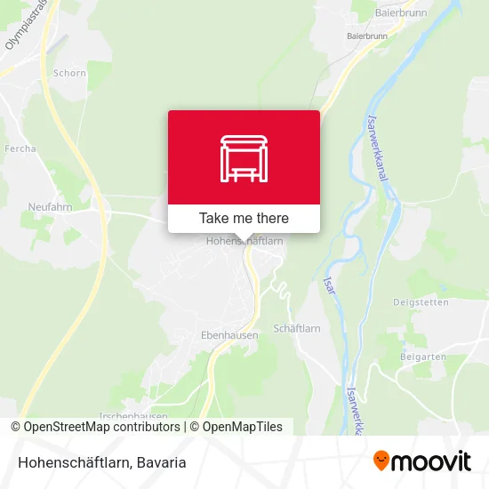 Карта Hohenschäftlarn