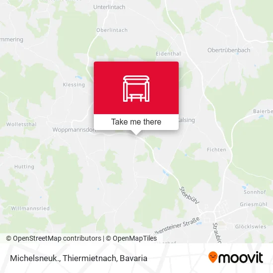 Карта Michelsneuk., Thiermietnach