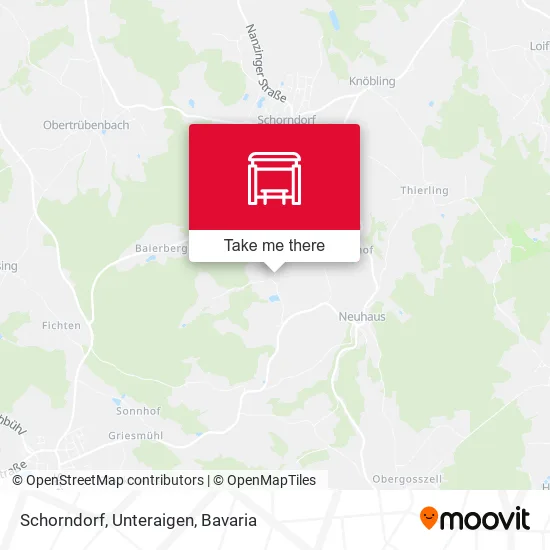 Карта Schorndorf, Unteraigen