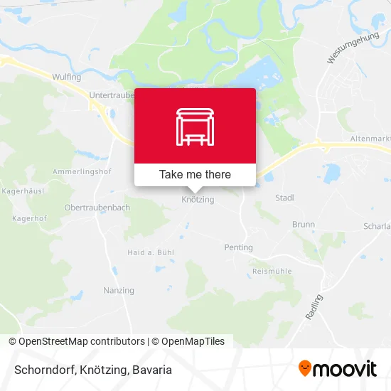 Карта Schorndorf, Knötzing
