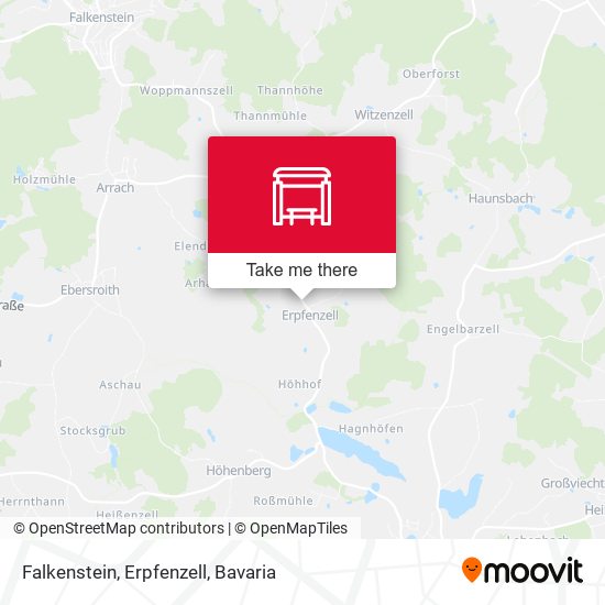 Falkenstein, Erpfenzell map