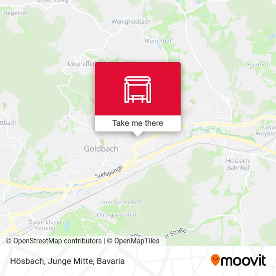 Hösbach, Junge Mitte map