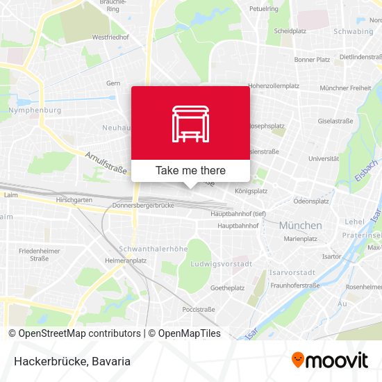 Карта Hackerbrücke