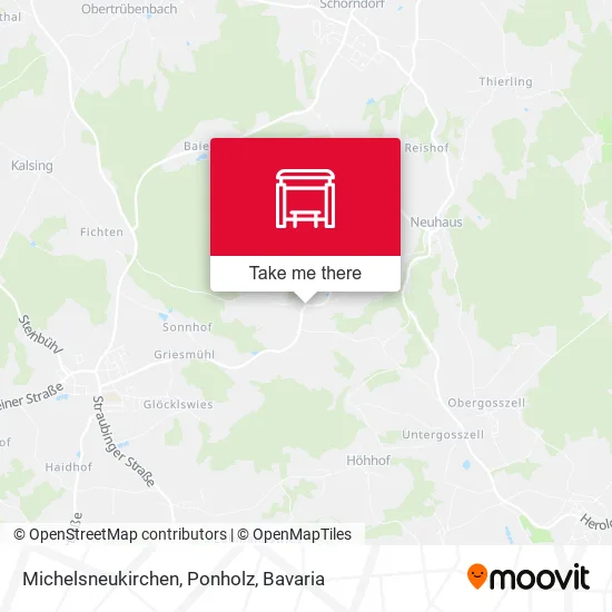 Карта Michelsneukirchen, Ponholz