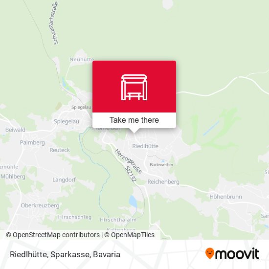 Riedlhütte, Sparkasse map