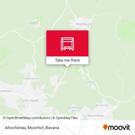 Altschönau, Moorhof map
