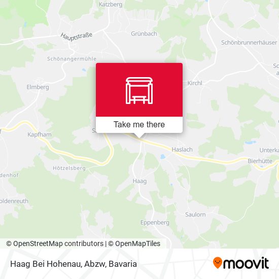 Haag Bei Hohenau, Abzw map