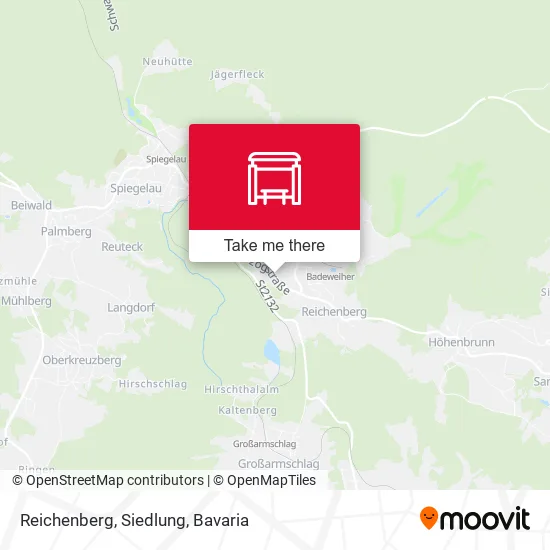 Карта Reichenberg, Siedlung