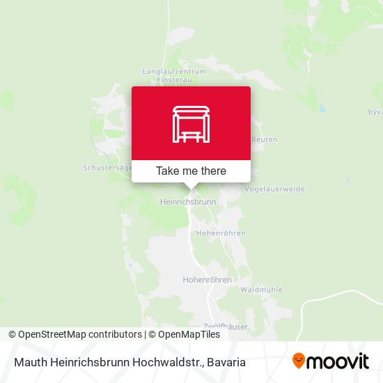 Mauth Heinrichsbrunn Hochwaldstr. map