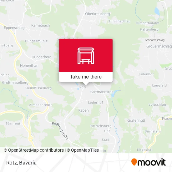 Карта Rötz