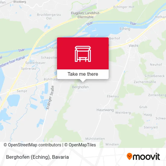 Berghofen (Eching) map