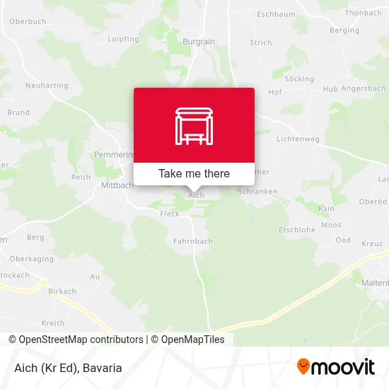 Aich (Kr Ed) map