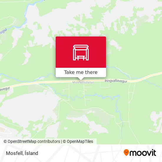 Mosfell map