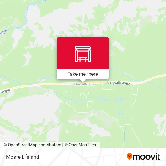 Mosfell map