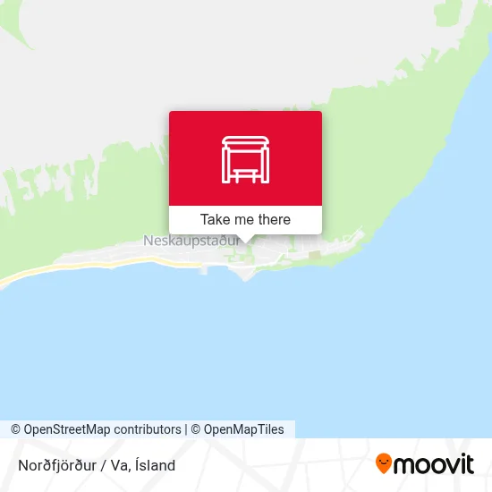 Norðfjörður / Va map