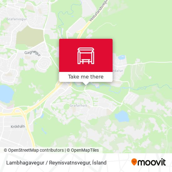 Lambhagavegur / Reynisvatnsvegur map