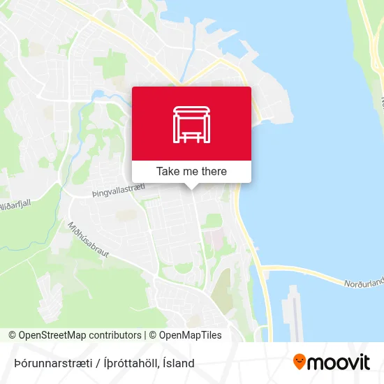 Þórunnarstræti / Íþróttahöll map