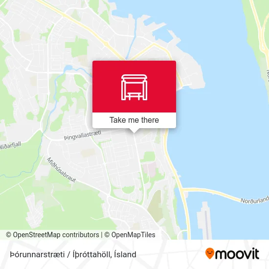 Þórunnarstræti / Íþróttahöll map