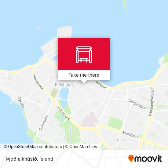 Þjóðleikhúsið map