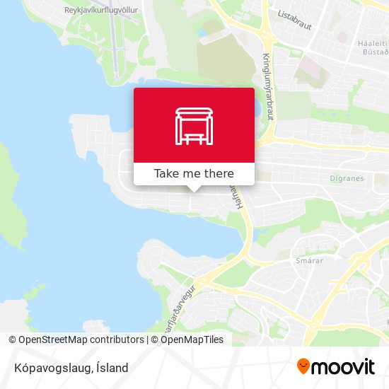 Mapa Kópavogslaug