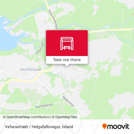 Vefarastræti / Helgafellsvegur map
