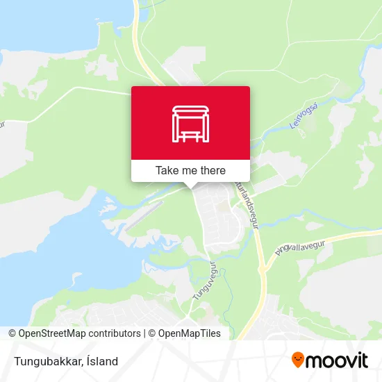 Tungubakkar map