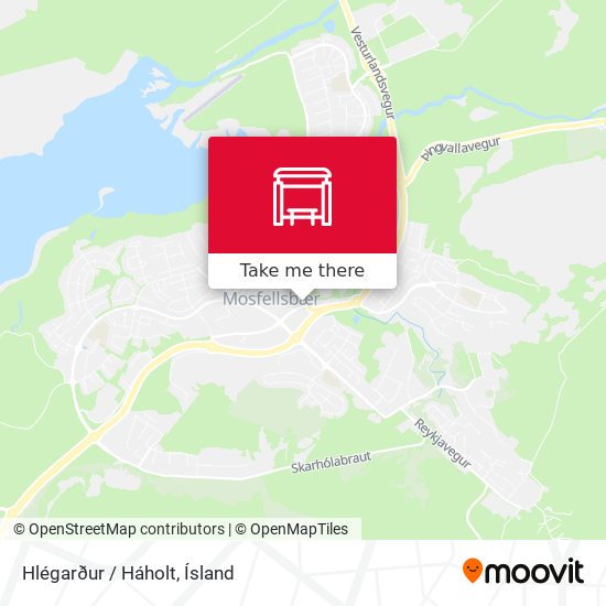 Mapa Hlégarður / Háholt