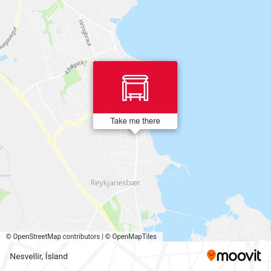 Nesvellir map