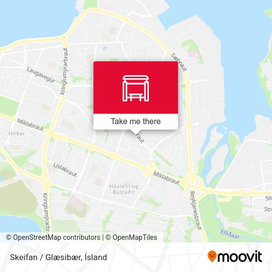 Mapa Skeifan / Glæsibær
