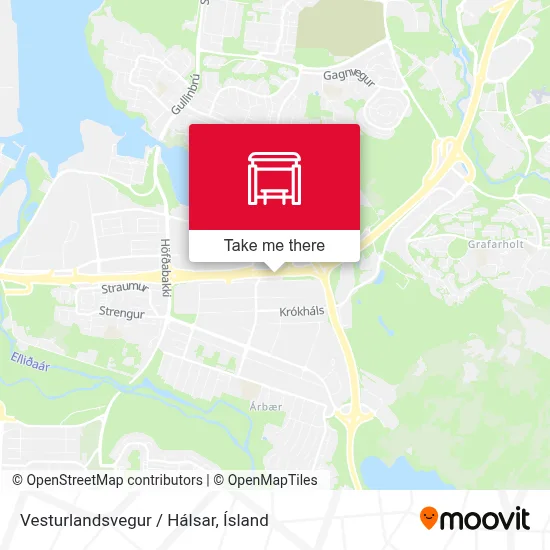 Vesturlandsvegur / Hálsar map