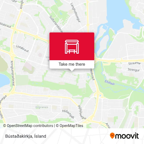 Bústaðakirkja map