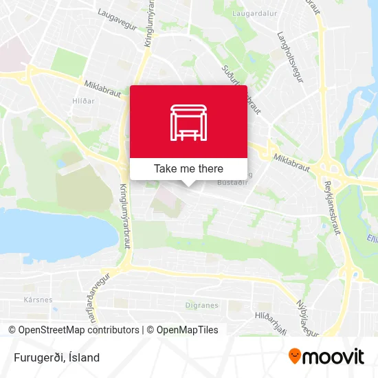 Furugerði map