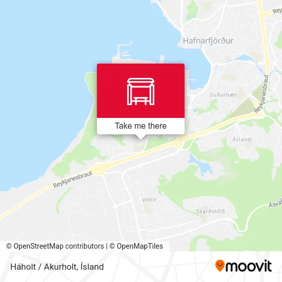 Háholt / Akurholt map