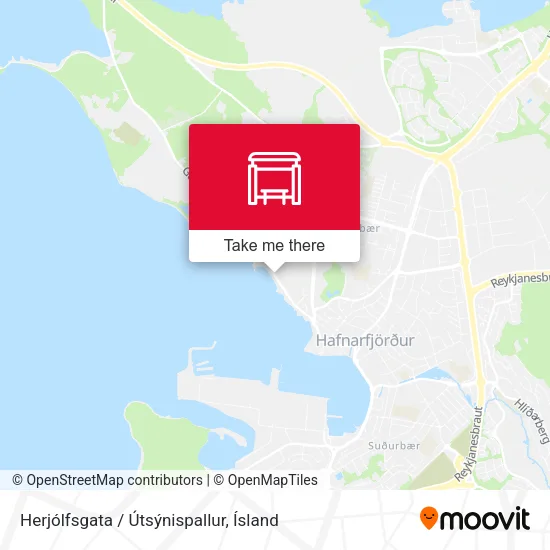 Herjólfsgata / Útsýnispallur map