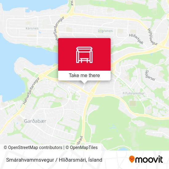 Smárahvammsvegur / Hlíðarsmári map