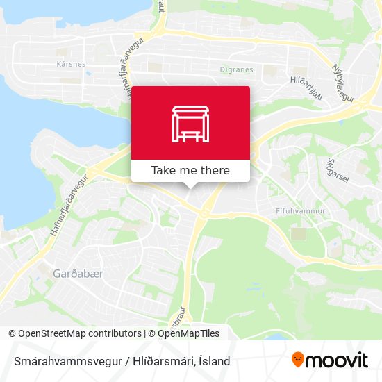 Mapa Smárahvammsvegur / Hlíðarsmári