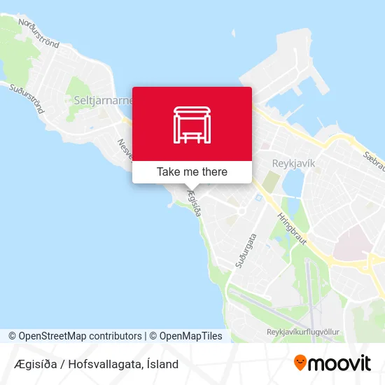 Ægisíða / Hofsvallagata map