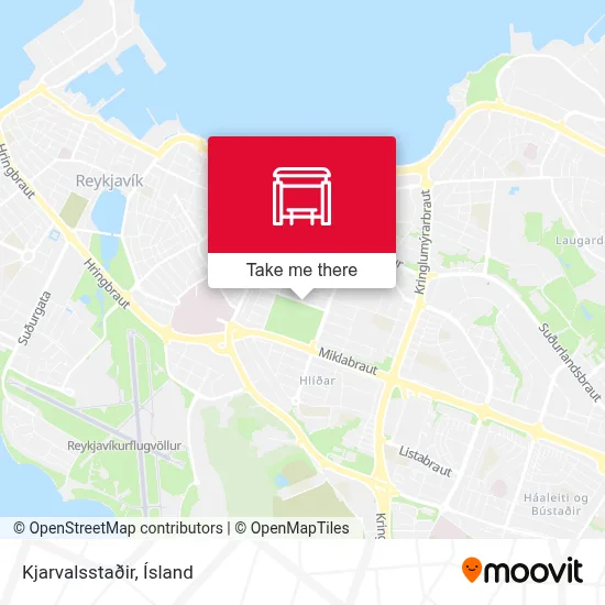 Kjarvalsstaðir map
