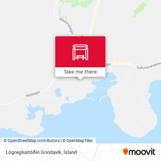 Lögreglustöðin Grindavík map