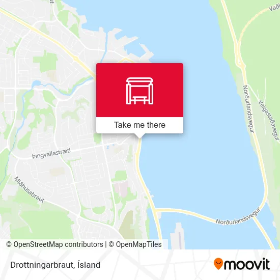 Drottningarbraut map