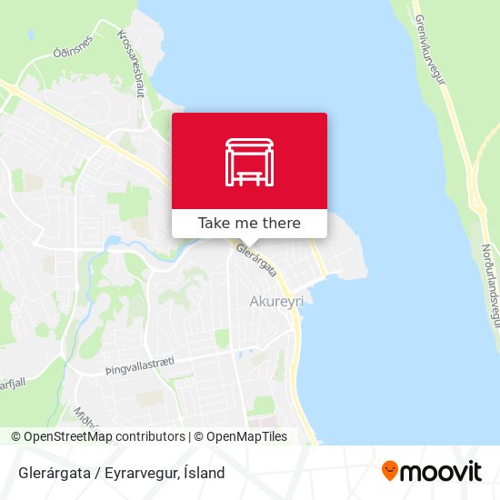 Glerárgata / Eyrarvegur map