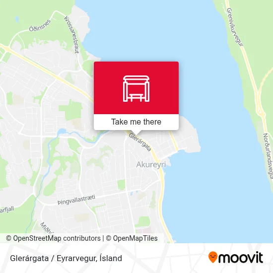 Glerárgata / Eyrarvegur map