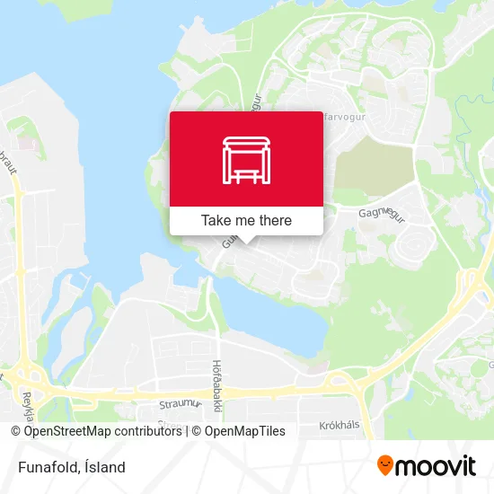 Funafold map