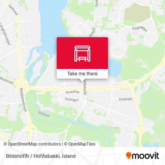 Bíldshöfði / Höfðabakki map