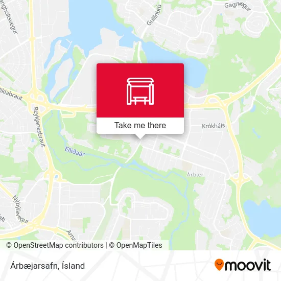 Árbæjarsafn map