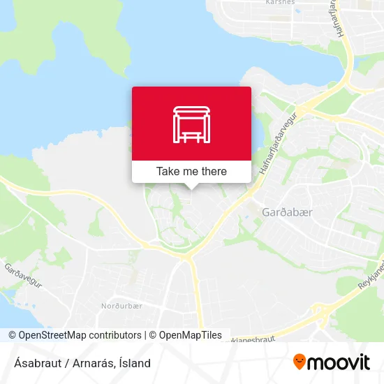 Ásabraut / Arnarás map