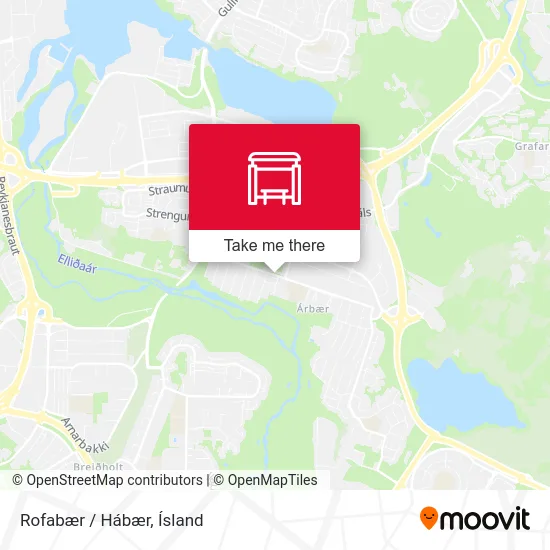 Rofabær / Hábær map