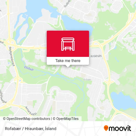 Rofabær / Hraunbær map