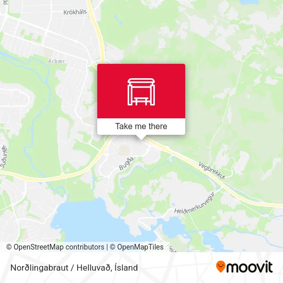Norðlingabraut / Helluvað map